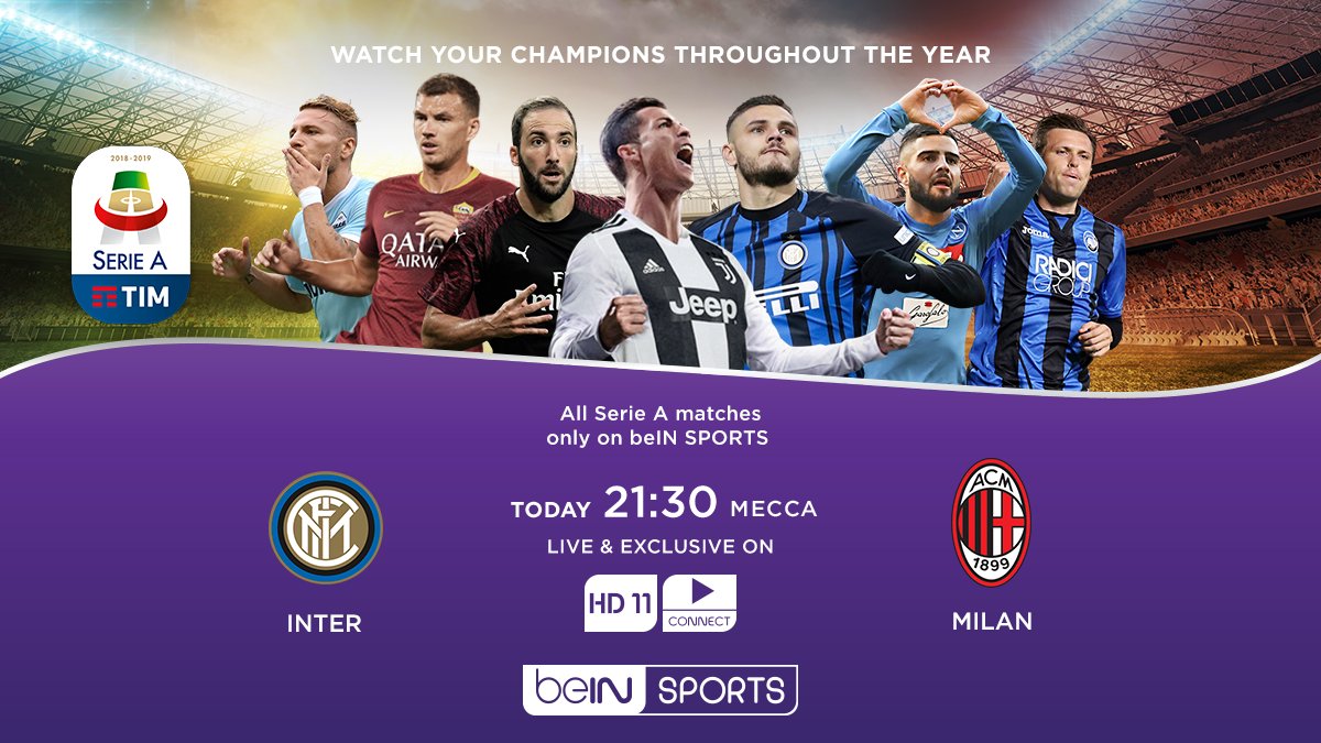 milan inter bein sport