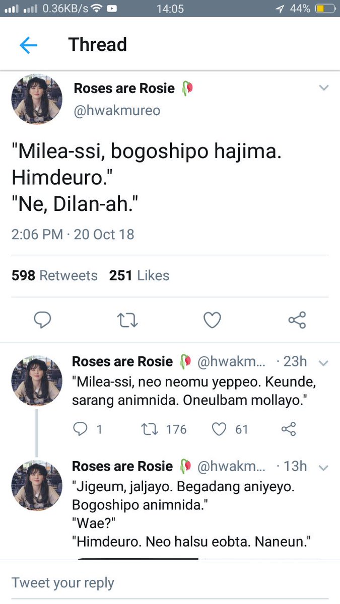 foxluvme's tweet photo. Kalo ada Dilan versi Korea, dialognya jadi kek gini https://t.co/xtqhynTsKC