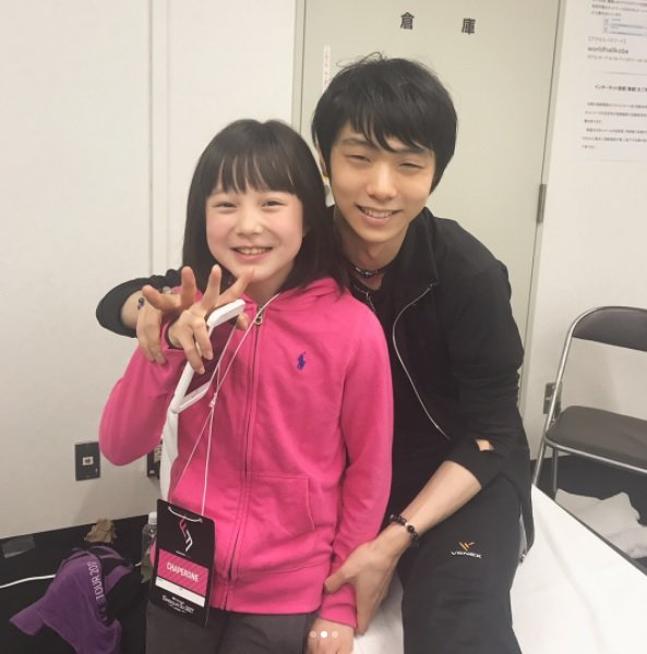 Lachika Moving Toward The Future V Twitter Rt リーザの幼い頃の様子が本田紗来ちゃんに似てる気がする 写真は本田真凜ちゃんのインスタより あ この写真では羽生さんに目がいってしまうな