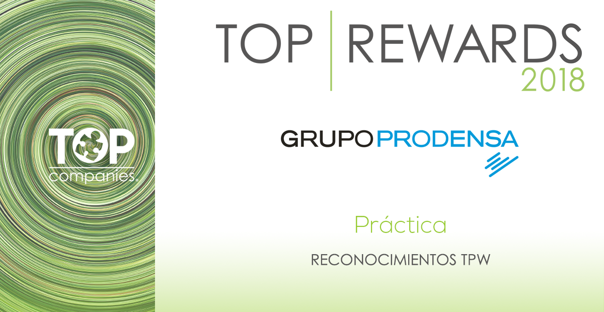 TheTOPCompanies's tweet photo. ¡Felicidades! GRUPO PRODENSA #TOPRewards 2018 con la práctica “RECONOCIMIENTOS TPW” en el Sexto Congreso Internacional #CongresoTOP2018 #TOPcompanies #SúperEmpresas #OrganizacionesdelFuturo https://t.co/RKVJMNqZj8