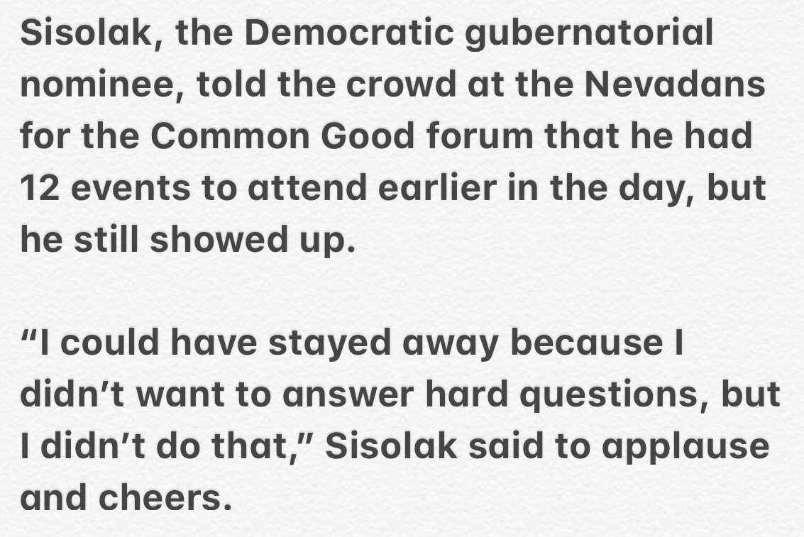 WesDuncan's tweet photo. .@AaronDFordNV - you should listen to your fellow candidate on the ballot.

If you have time to hangout with celebrities at campaign stops, you should have time to show up and answer hard questions in a public debate for the Nevadans you seek to represent. #NVAG https://t.co/OmXiDcueiH