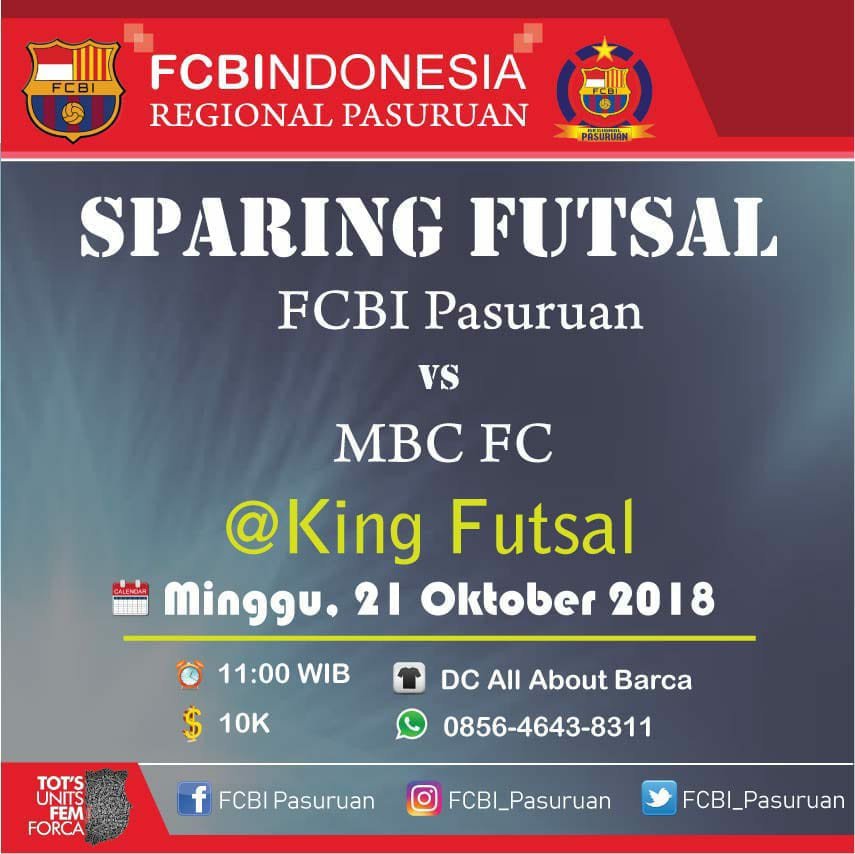 #FutsalFCBI 
[PASURUAN]  @FCBI_Pasuruan