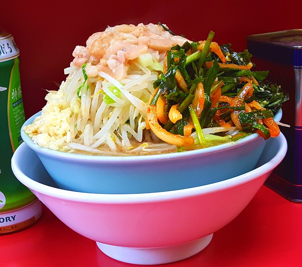 Ken G در توییتر 今日は久しぶりにラーメンを食べマシた ラーメン二郎 ネギ塩ワカメ 中山駅前店 ブログ T Co P3uknp7vyk ラーメン二郎 中山駅前店 小ラーメン 麺固め ﾆﾝﾆｸﾏｼﾏｼ ﾔｻｲﾏｼﾏｼ アブラ カラメ ネギ塩ワカメ 最強醤二郎