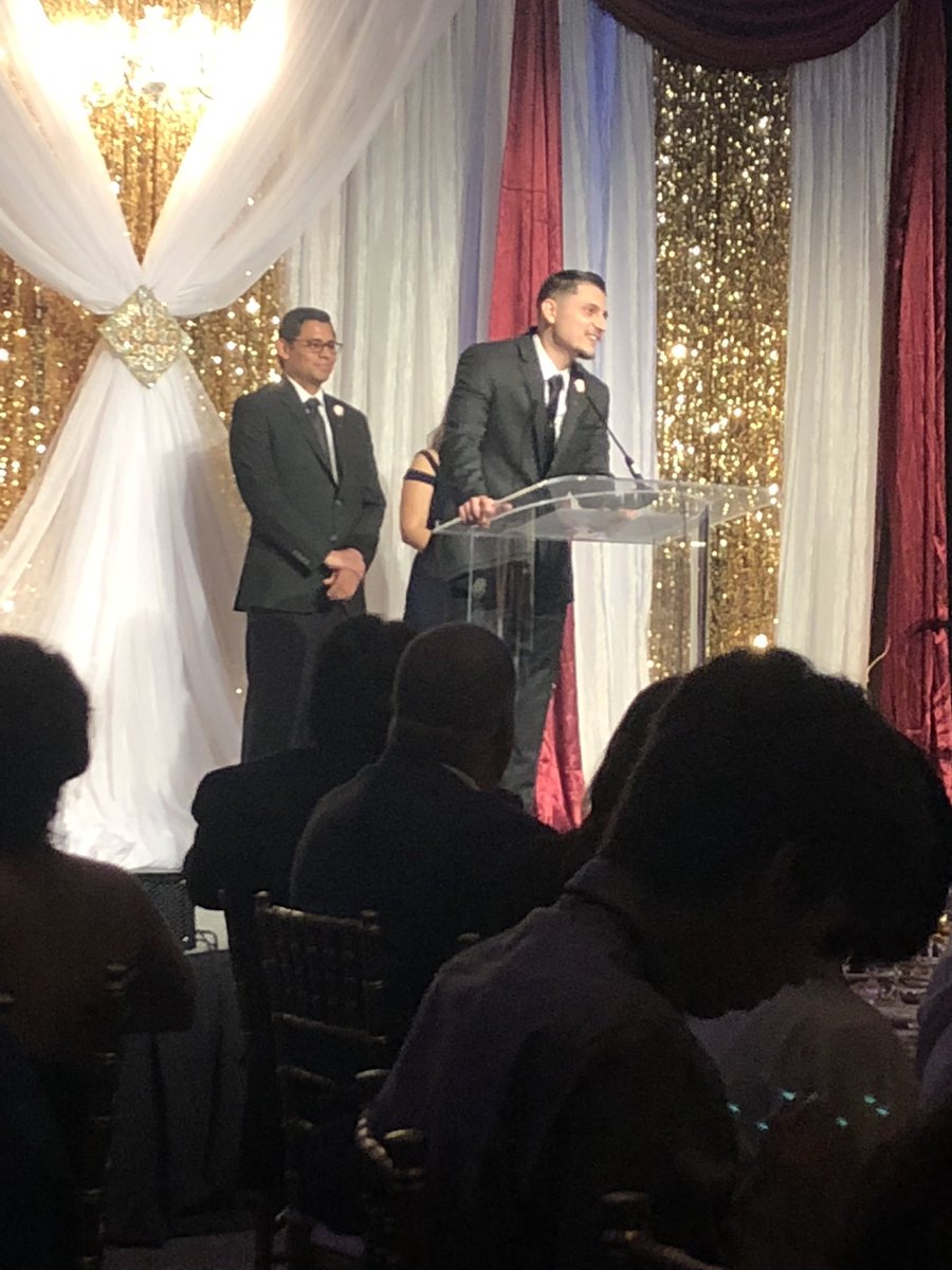 jacobotech's tweet photo. @CabrilloCollege on stage at the @HFSVpage Ball! #HFSVBall https://t.co/8MPYG3Xg7Y