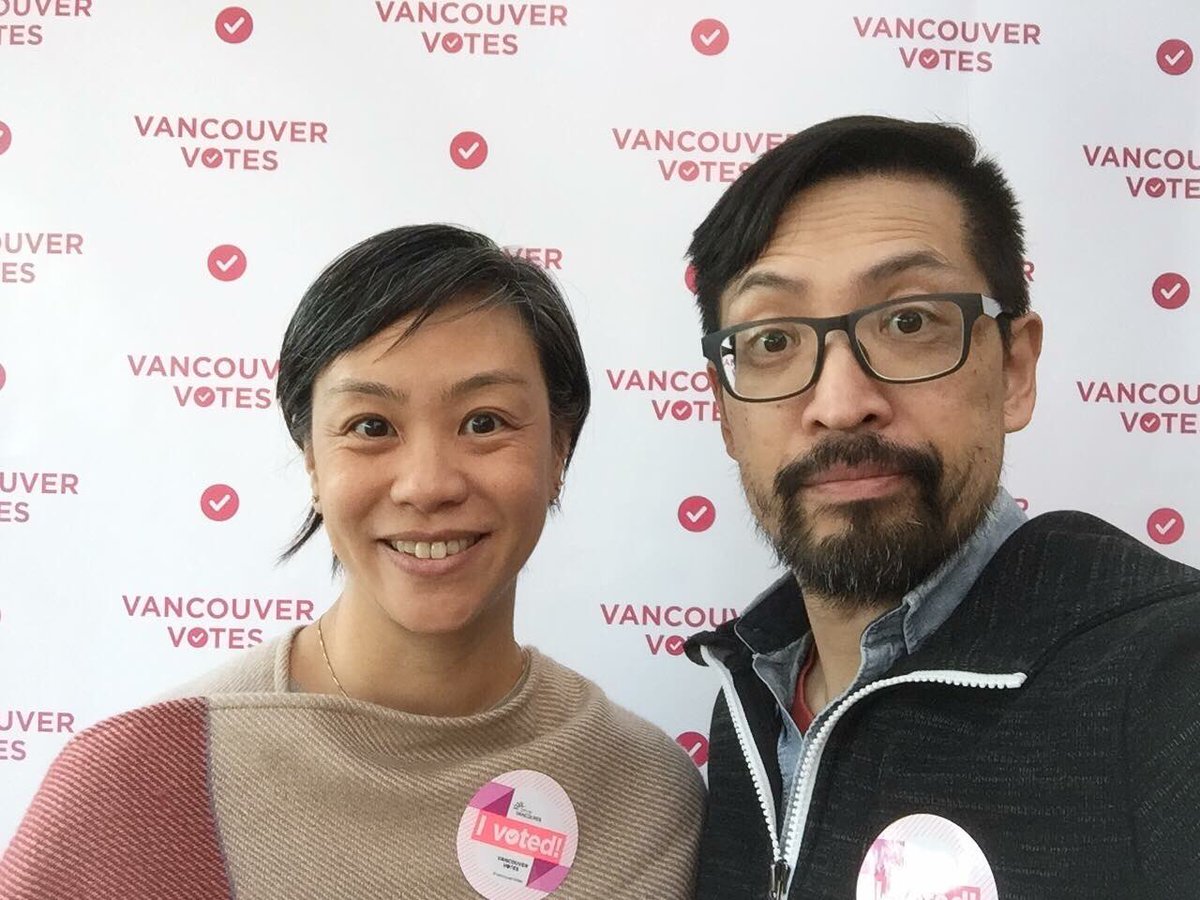My great grandfather immigrated in the 1920s & wasn't able to vote until 1947 when Chinese were finally given rights to vote; even though he paid $500 headtax required only of the Chinese & he was a citizen. Our privilege & duty  to vote. Make it count! #VancouverVotes #bcvotes