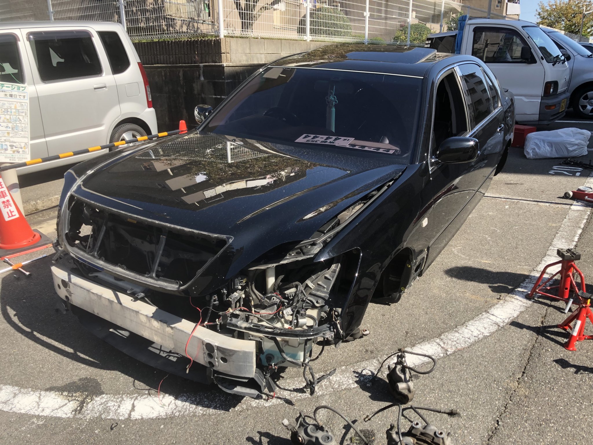 まっちゃん セルシオばらし終わりました 最高の相棒かつ最高の通勤車両やった あっけないね 生涯忘れることない人生最後の 改造車 みんなの記憶に残ってくれたらいいな 昔京都こんなんいたなってゆうてくれたらそれでいーかな 間違いなく俺のセルシオ