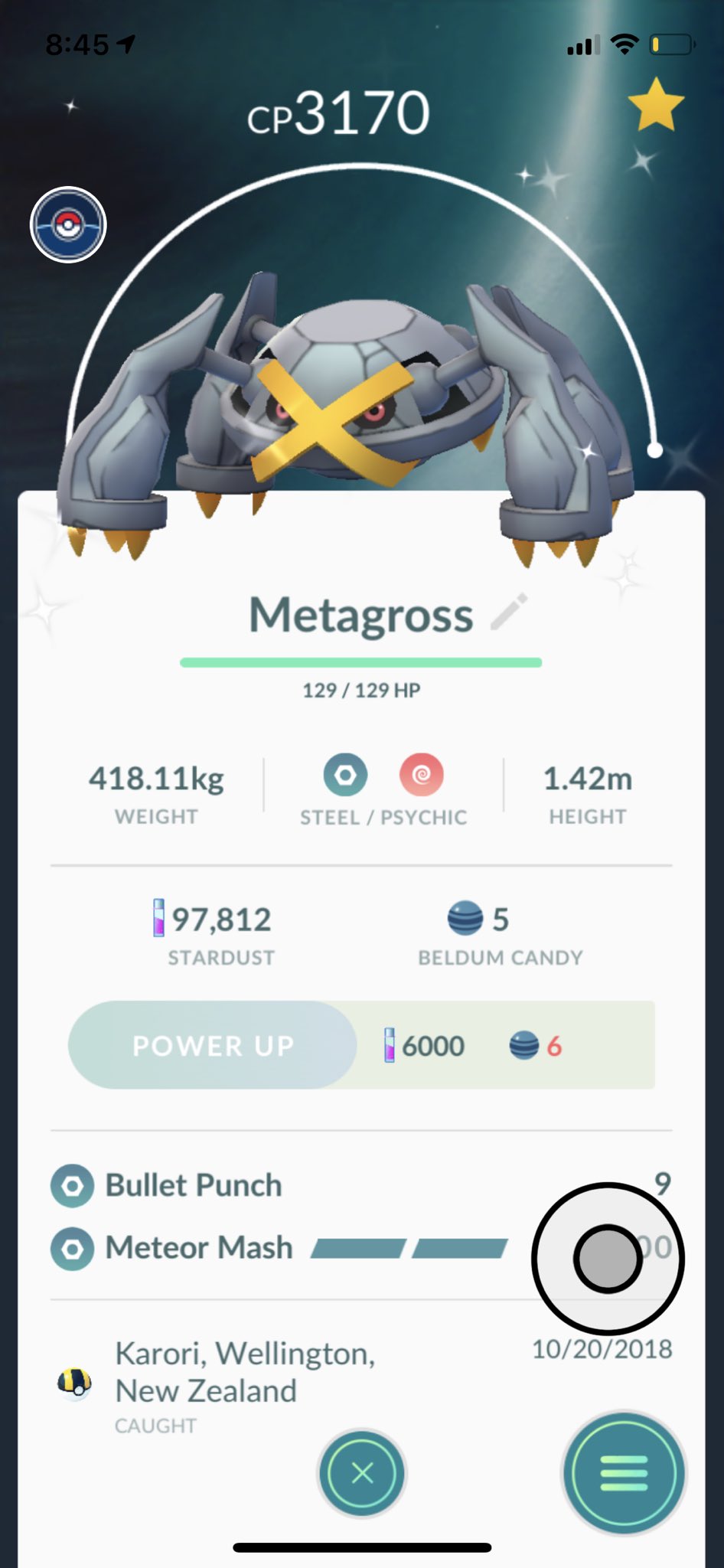 Iv Coord Updates Pokemongo On Twitter Beldum 41 27861 174 77251 Cp 735 Lvl 31 Wellington Treat Twitter