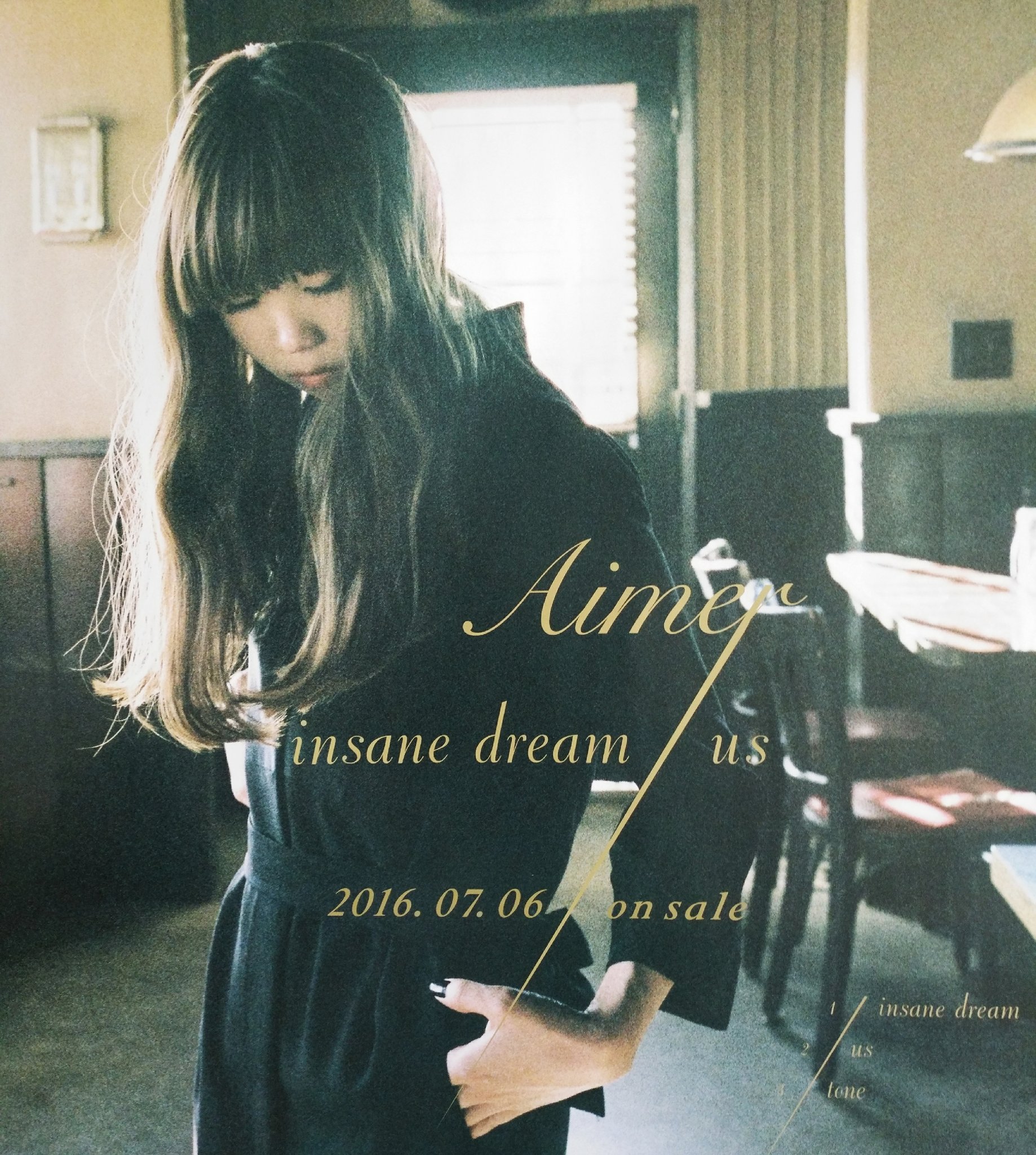Aimerポスター ■ insane dream ■ レアポスター Aimer | 『insane dream / us』購入者特典