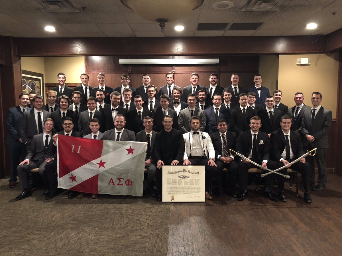 Congratulations to Iota Iota (North Dakota) as they became an official chapter of Alpha Sigma Phi! #AlphaSig