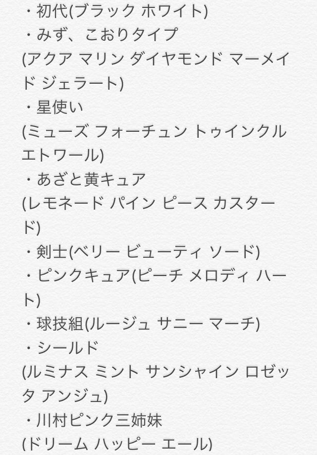 Hugっとプリキュア 歴代プリキュア総出演でアツい そして属性ごとのチーム分けが 俺得過ぎ 涙腺崩壊不可避 Togetter