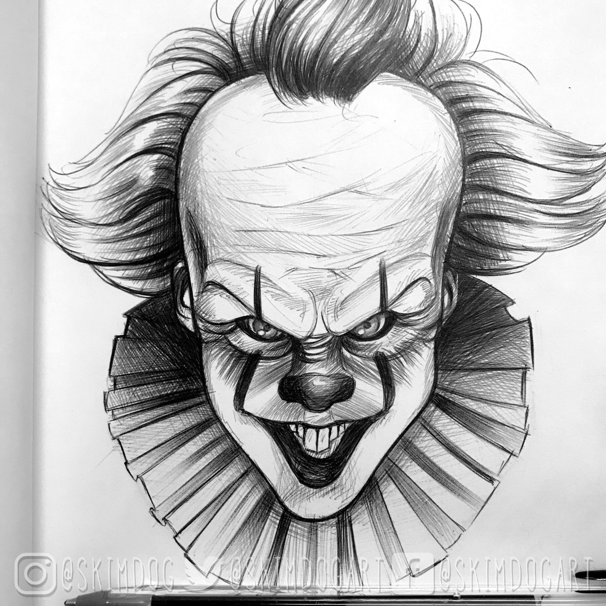 Sam Kim On Twitter Inktober Day 21 Drain Pennywise From