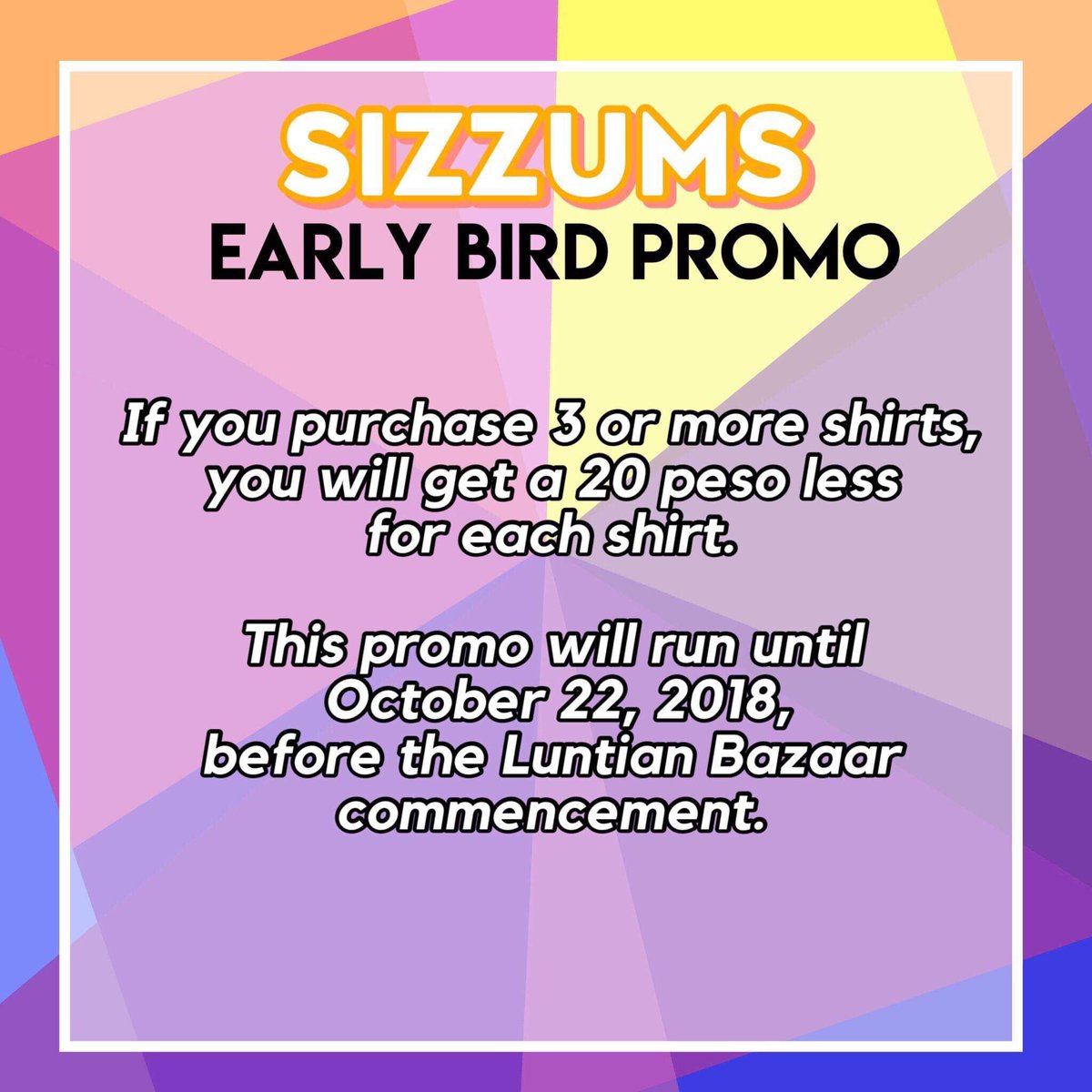 sizzumssss's tweet photo. Early Bird Promo ❗️❗️

Please Contact ❗️❗️ BIEN - 09456782459

#Siz #Asizt https://t.co/7tgKiD3lQA