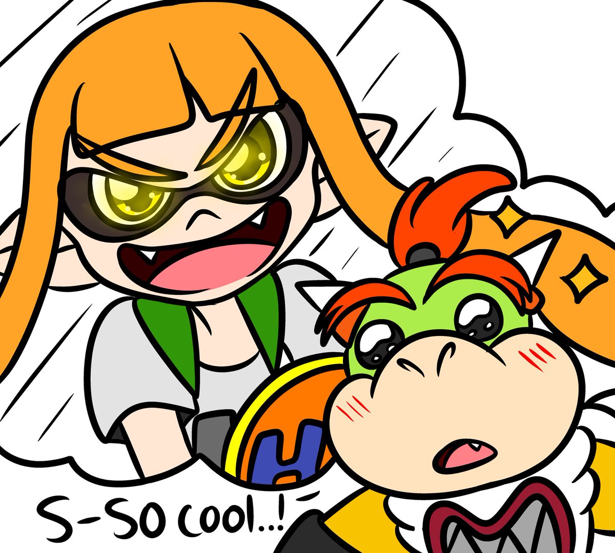 how to draw bowser jr face