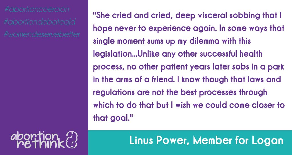 AbortionRethink's tweet photo. Yes exactly @QLDLabor - this is why women need provisions for pre decision support and post abortion counselling that acknowledges the very real grief and trauma related to it #qldpol Let's work together to improve this #abortiondebateQLD #health #womendeservebetter https://t.co/60pXnyjLqV