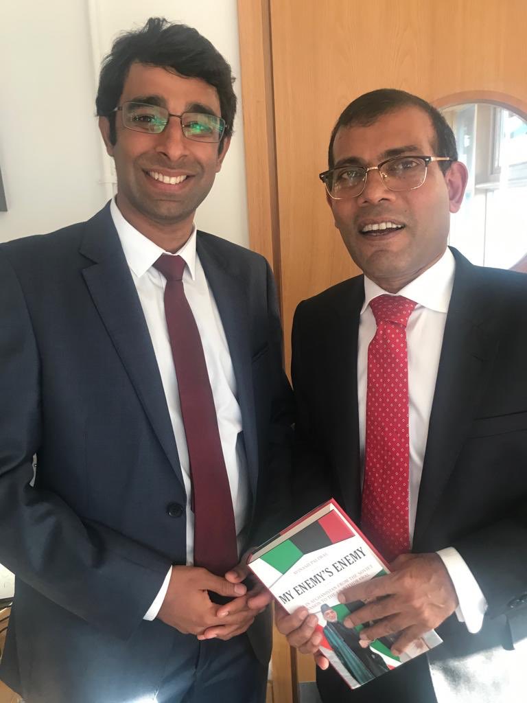 MohamedNasheed's tweet photo. Thank you @SOAS_SAI, Dr. @paliwalAvi and @Profesimpson for hosting yesterday evening’s talk on Defending Democracy from Exile. Thoroughly enjoyed the question and answer session at the end. https://t.co/TgcfHRDwcv