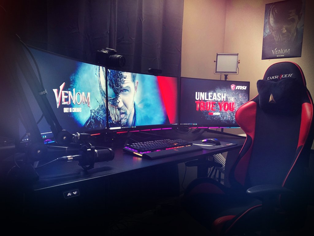 msigaming's tweet image. BEHOLD! Venom-themed Gaming Room Makeover Challenge finally completed! Great work from @Ed_TechSource and @RageElixir! What other gaming room setup themes do you expect??

👉Before/After pics:  msi.gm/2pLdXVI
#MSIxVenom #Venom