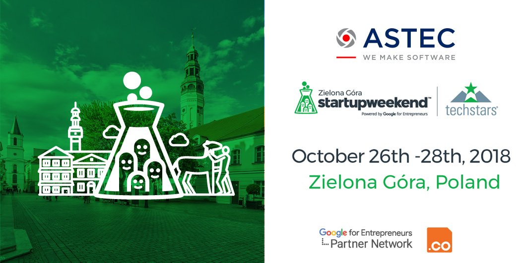 Startup Weekend is coming to Zielona Gora and will take place at Astec offices! Astec shares a passion for #innovation, helping #startups build software products that users love. We look forward to seeing you next weekend: go.startupweekend.org/zielonagora