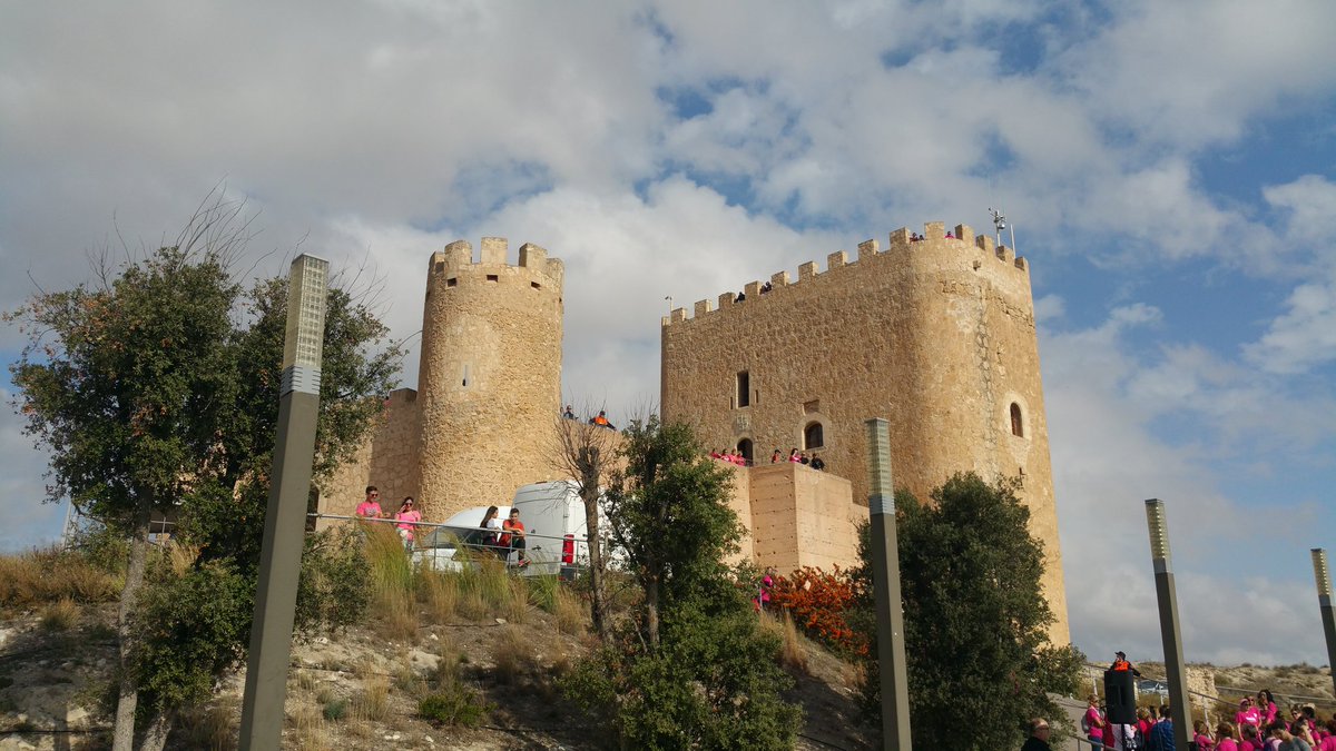 aliciajumilla1's tweet photo. Esta mañana Jumilla vuelve a emocionar #contigodamoslacara #Jumilla #Castiilo #Marcha @aecc_es https://t.co/V3Gv9KEqWb
