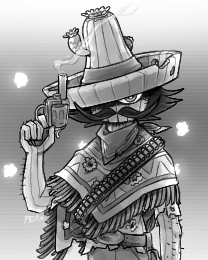 PeA_HAW's tweet photo. thinkin about gregory horror show again, and boy do i love a cactus https://t.co/2RDnJEjDyz