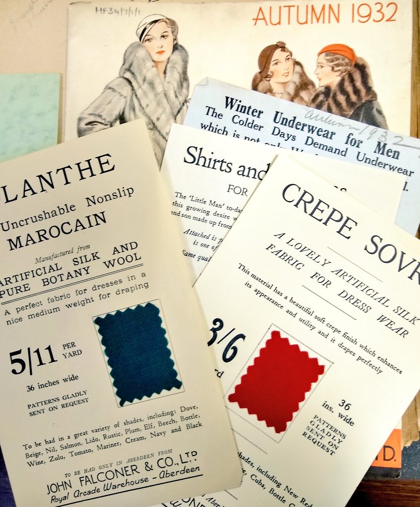 AnitaQuye's tweet photo. So many synthetic treasures in the @UofGlasgowASC House of Fraser Archive awaiting discovery by the MSc in Modern Material Artefacts @UofGArts https://t.co/4QYdWVvu8o. Bursaries from The Clothworkers Foundation @ClothworkersFdn also available for 2019-20, conditions apply. https://t.co/0hCgD5ofNe