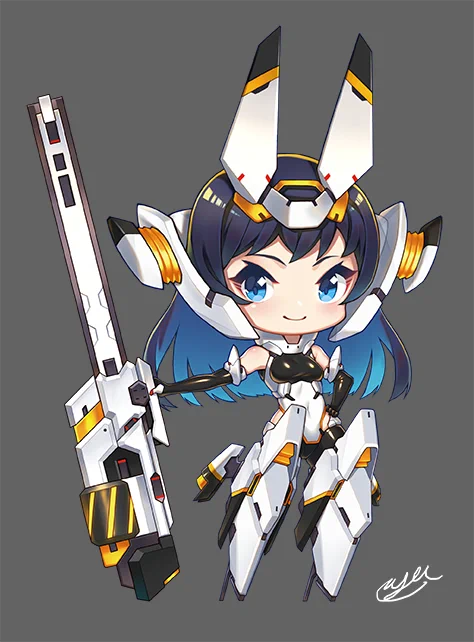 過去の設定考えたりSD化したりしたメカ少女 