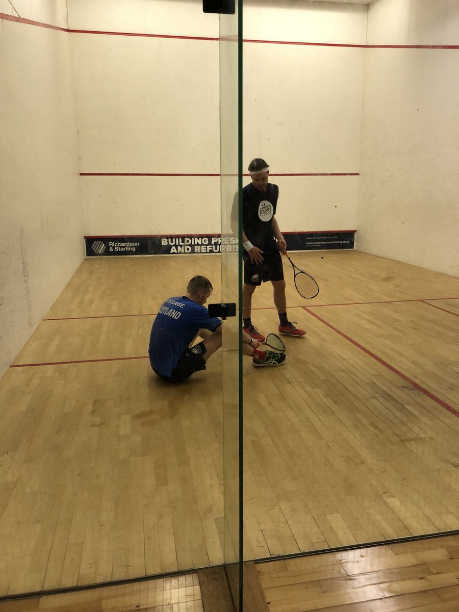 ColintonCastle's tweet photo. Top quality squash at Colinton today. Scottish ranked players 4-7 all on courts 1 & 2 at 3pm with more quality at 2.20. Free to watch! @Scottish_Squash @EdinSportsClub @watsoniansquash https://t.co/AyIIkoZ0Qn