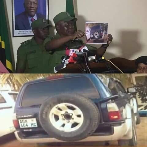 tzanialight's tweet photo. Tanzania police head IGP Siro holding picture from “CCTV” camera of car used to adduct @moodewji  . They got this picture from “CCTV” camera @Yasmin_Ratansi @washingtonpost @innercitypress @AlJazeera @commonwealthsec @washingtonpost @ngurumo @DailyMailUK https://t.co/yoMdJJzRkA
