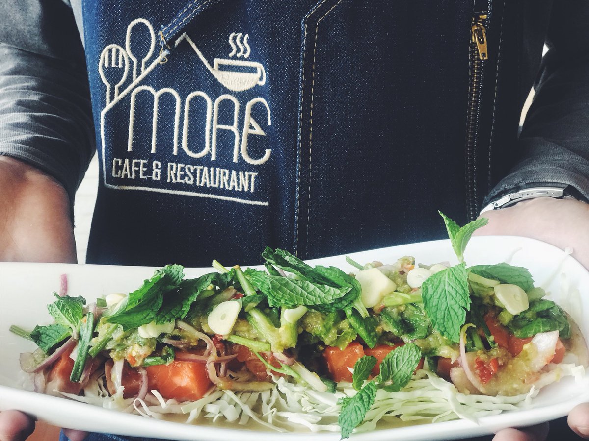 toynakaa's tweet photo. MORECAFE &amp; RESTUARANT  ซอยหลังวัดหนามแดง สมุทรปราการ  ราคาสบายๆ นั่งก็สบาย #MORECAFE #ค่าเฟ่สมุทรปราการ #อาหารไทย #กาแฟ #อร่อยไปแดก #aroi #trai333 https://t.co/N6LGWdO9ko