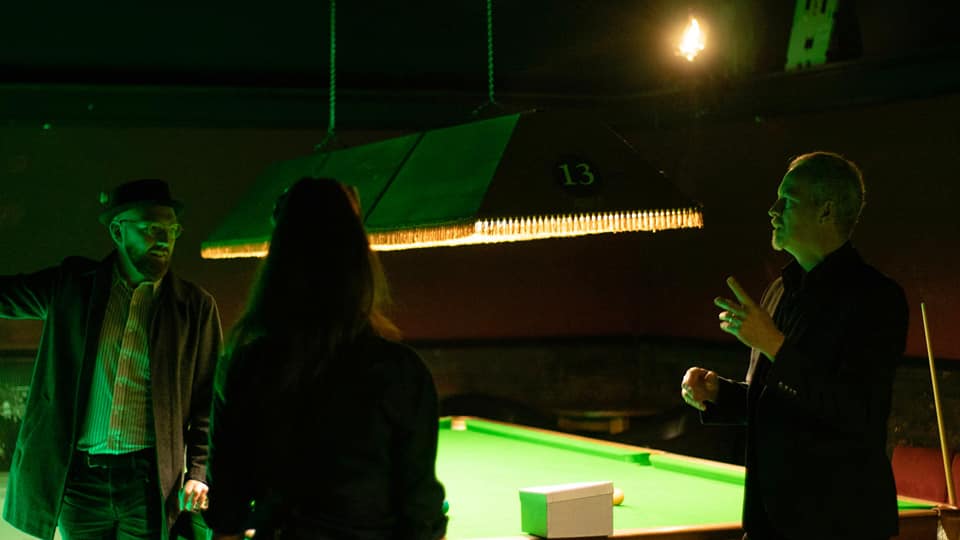 simonweir1's tweet photo. Very proud of the Dropshack Team. We won Best Film, Cinematography &amp; Editing at the 48 Hour Film Glasgow &amp; selected for Filmapalooza in Orlando! #Snookered https://t.co/TyYP85SgeI @48scotland @jackalwillison @SeanCampbellll @steadicorbs #Snookered https://t.co/3PTBFH1iyH