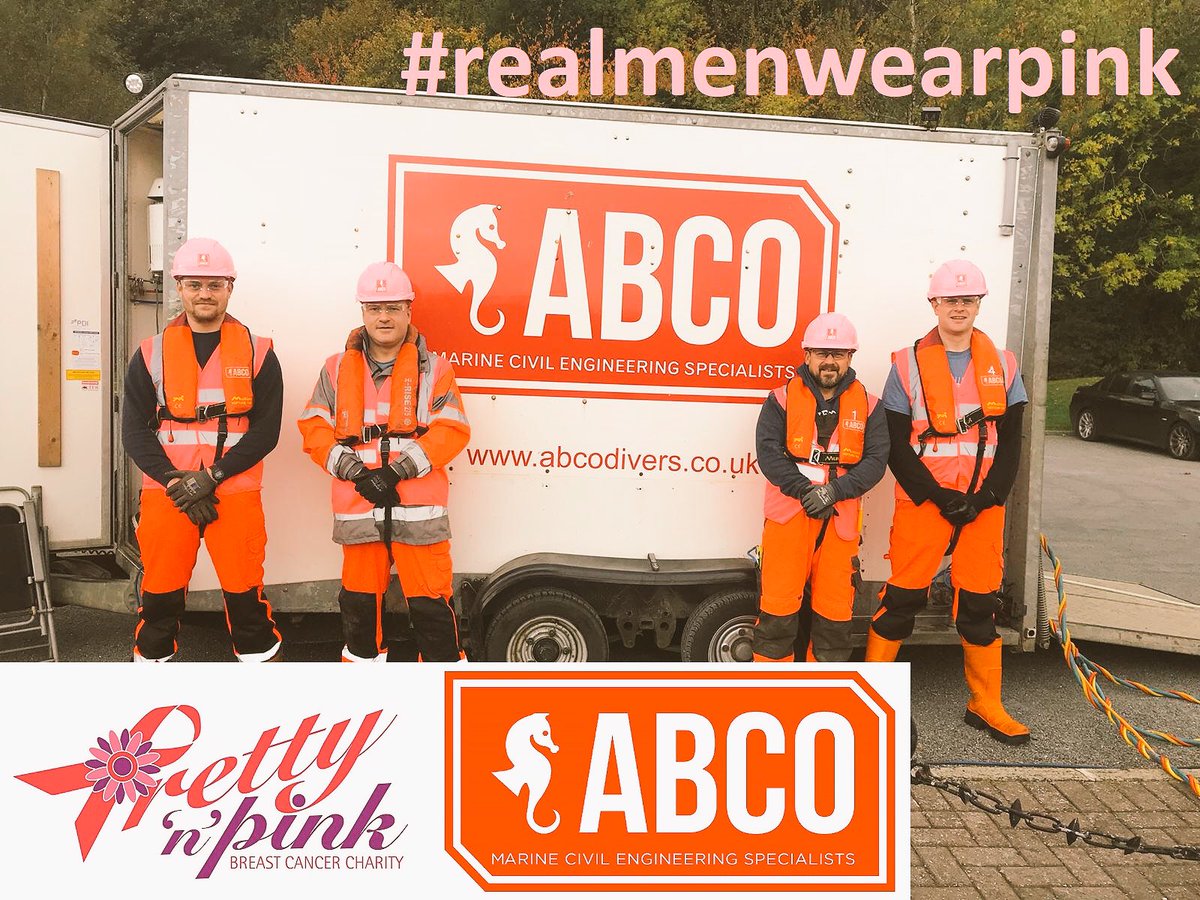 ABCODivers's tweet photo. Day 7 Images for @Prettynpinkni Breast Cancer Charity ‘Pink Week’ #RealMenWearPink #abco #abcomarine #abcodivers #pinkweek https://t.co/a2DZifuRCi