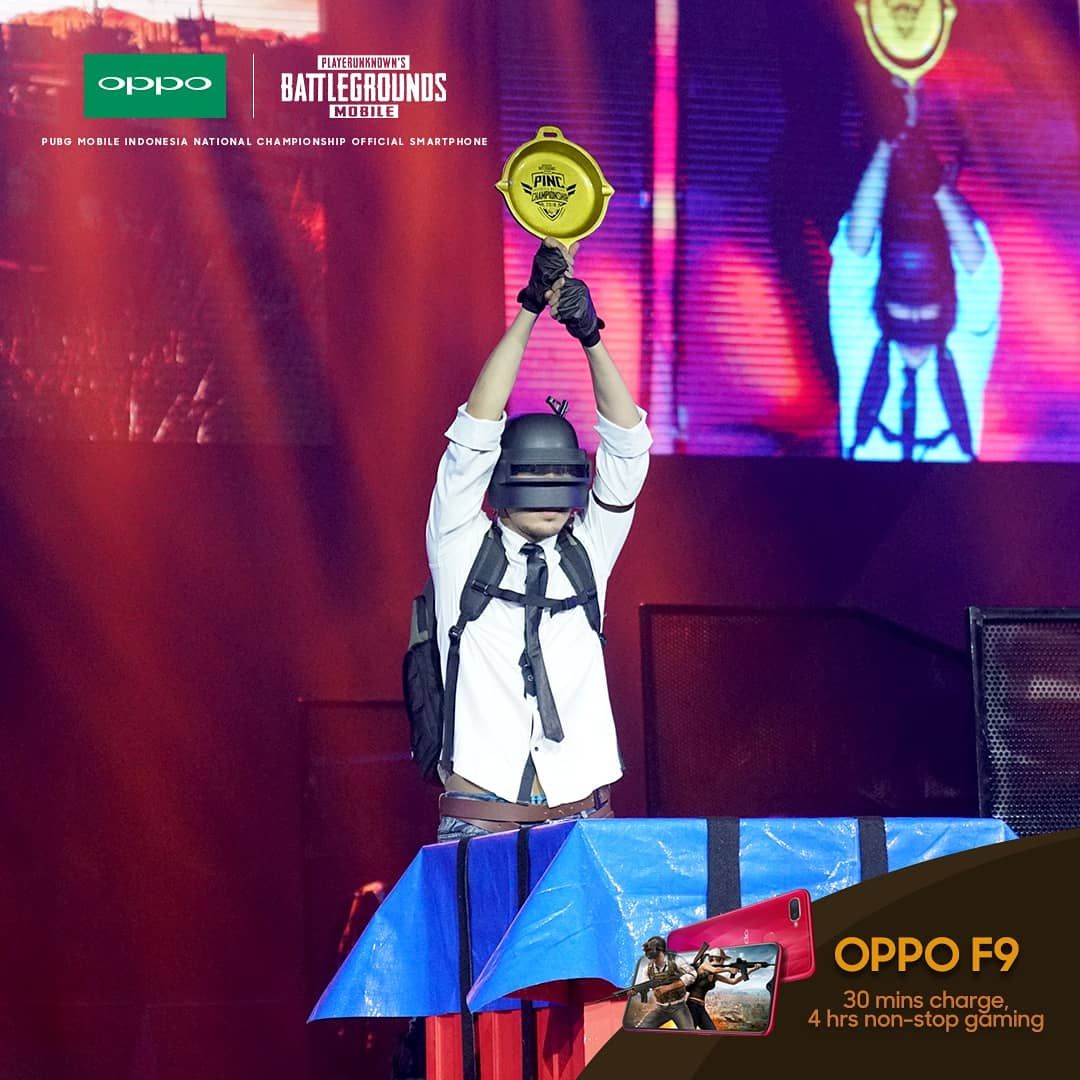 nanie08_'s tweet photo. #OPPOF9 experience with Youtubers and Influencer at PINC 2018 

We are PUBG mobile Indonesia National Championship Official Smartphone. https://t.co/MLLGBFZYaS