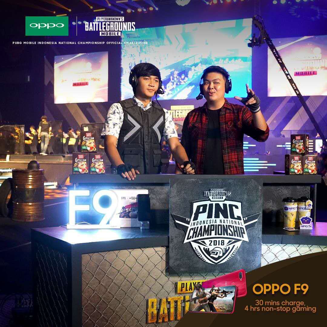 nanie08_'s tweet photo. #OPPOF9 experience with Youtubers and Influencer at PINC 2018 

We are PUBG mobile Indonesia National Championship Official Smartphone. https://t.co/MLLGBFZYaS