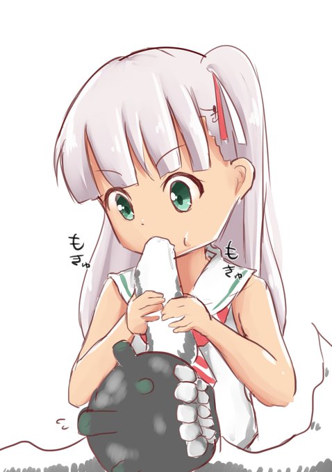 深海忌雷が食べられるか確認するマエストラーレ 