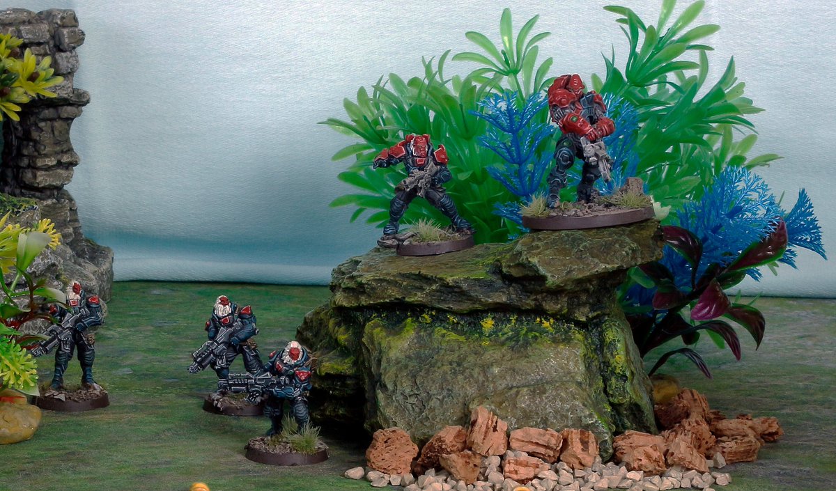 mad4tabletop's tweet image. 1 Day in Paradiso [2/3] - Suddenly hell breaks loose... like every day... @InfinityTheGame #3rdOffensive #warmongers