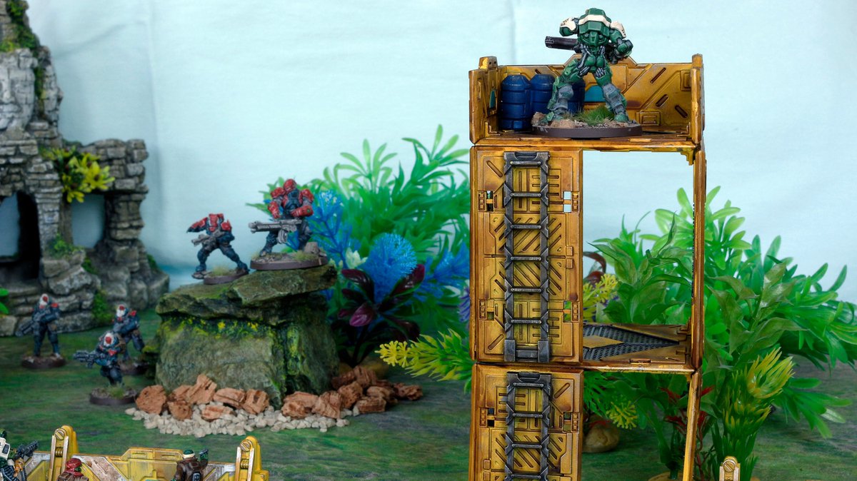 mad4tabletop's tweet image. 1 Day in Paradiso [2/3] - Suddenly hell breaks loose... like every day... @InfinityTheGame #3rdOffensive #warmongers