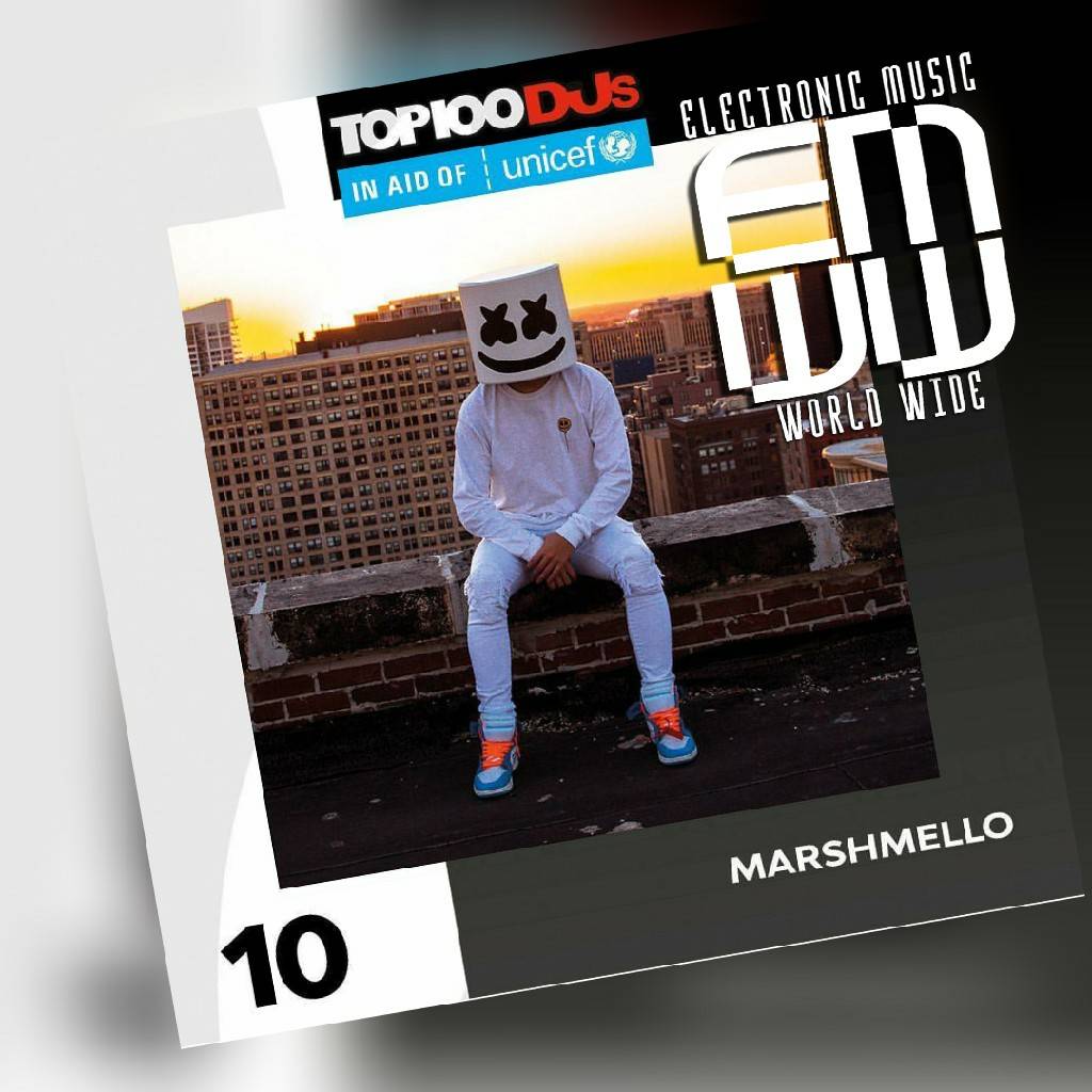 #MarshMello no. 10 en la #Top100Djs #Top100DjMag #EDM #EMWW