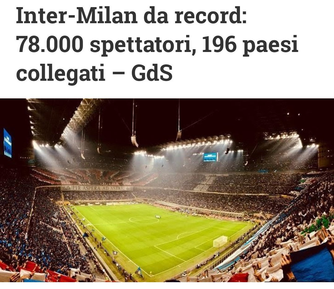 danielevallotto's tweet photo. La mia statistica preferita quando c'è #InterMilan: i PAESI COLLEGATI https://t.co/po4bRq0GaZ