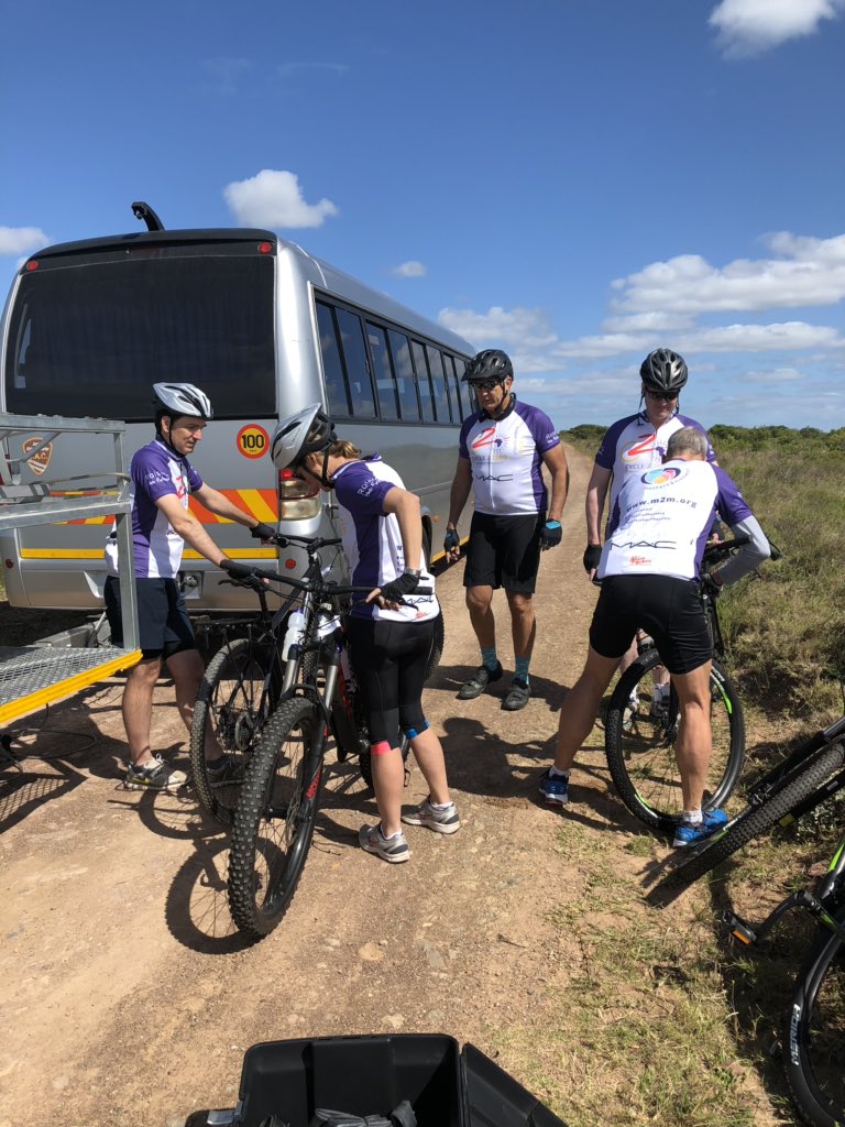 m2mtweets's tweet photo. Final bike checks are underway! Nothing is going to stop our team as they embark on their epic cycle route this morning. Tyres are pumped and so are the #Cycle2Zero team! ๐ช๐ฝ https://t.co/7146SjtTGJ