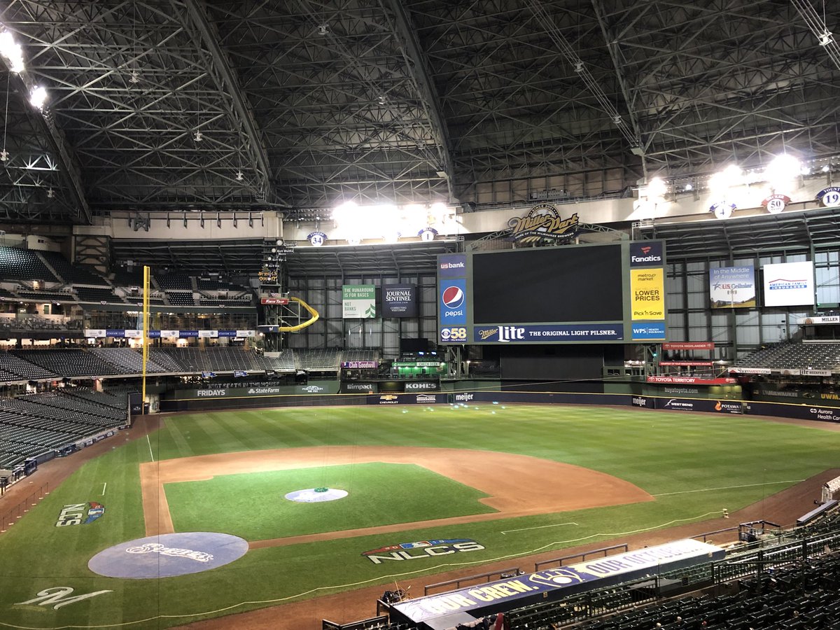 AdamMcCalvy's tweet photo. No matter how many seasons you follow, it’s always jarring how quickly it ends for all but one team. Baseball is cruel and wonderful, and it will be back here before you know it. https://t.co/MRMfQDIgVh
