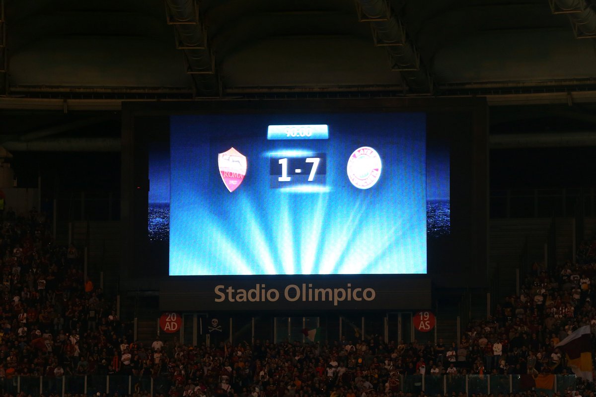 #OnThisDay in 2014 🗓️

<a href="/OfficialASRoma/">AS Roma</a> 🆚 <a href="/FCBayern/">FC Bayern München</a> 1:7 

⚽️⚽️ <a href="/ArjenRobben/">Arjen Robben</a> 
⚽️ <a href="/MarioGoetze/">mariogotze</a> 
⚽️ <a href="/lewy_official/">Robert Lewandowski</a> 
⚽️ <a href="/esmuellert_/">Thomas Müller</a> 
⚽️ <a href="/FranckRibery/">Franck Ribéry</a> 
⚽️ <a href="/XS_11official/">Xherdan Shaqiri</a> 

#UCL #RomaFCB