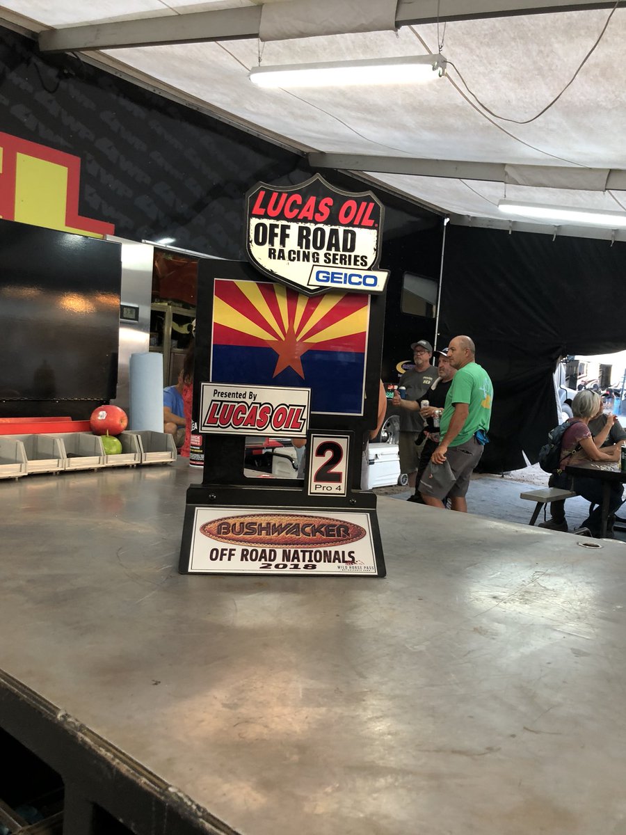 We hung it all out tonight and managed to claw our way to the front taking the checkered flag in 2nd Place. We spun, rolled, hit the wall, pitted under caution and gave it our all to finish out our 2018 <a href="/LOORRS/">Lucas Oil Off Road</a> season in the #10 <a href="/ODYSSEY_Battery/">ODYSSEY® Battery</a> Pro4. #6podiums #ThisIsShortCourse