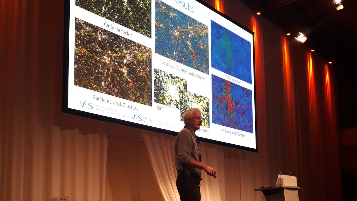 JulienTierny's tweet image. Awesome keynote by Thomas Ertl at #ldav 2018 @VIS_VISUS @ieeevis