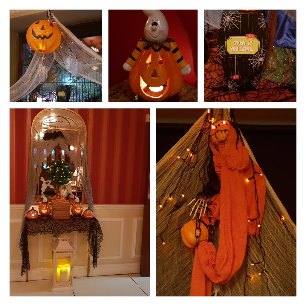 Halloween displays around the hotel #windowdisplays #themed #halloween