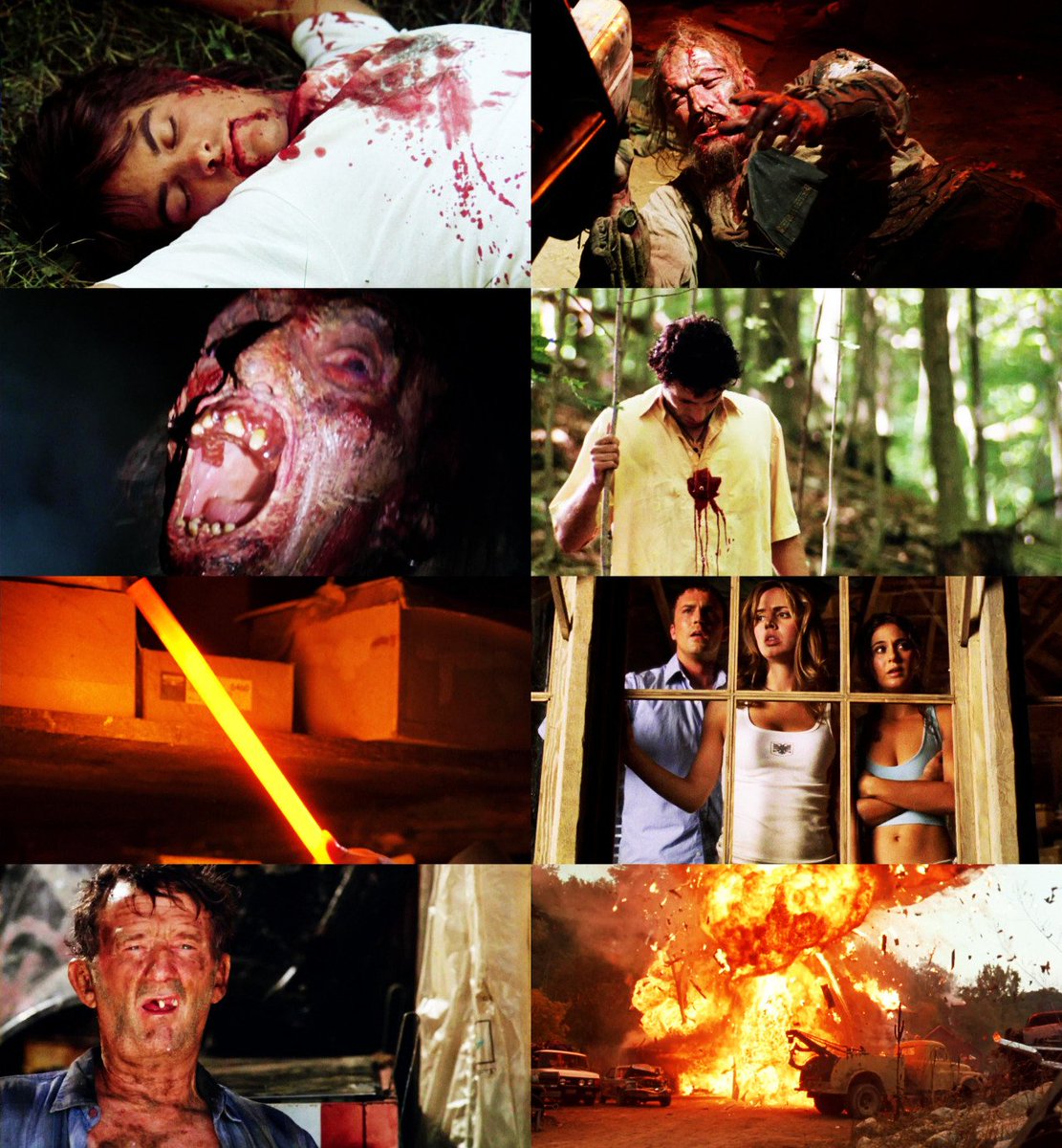 WrongTurnGroup's tweet photo. #WRONGTURN @elizadushku  @echriqui  @JeremySisto @LindyBooth  @JulianRichings  @ab_mcelroy  @KevinZegers @SWinstonSchool https://t.co/4pMm91WlcS
