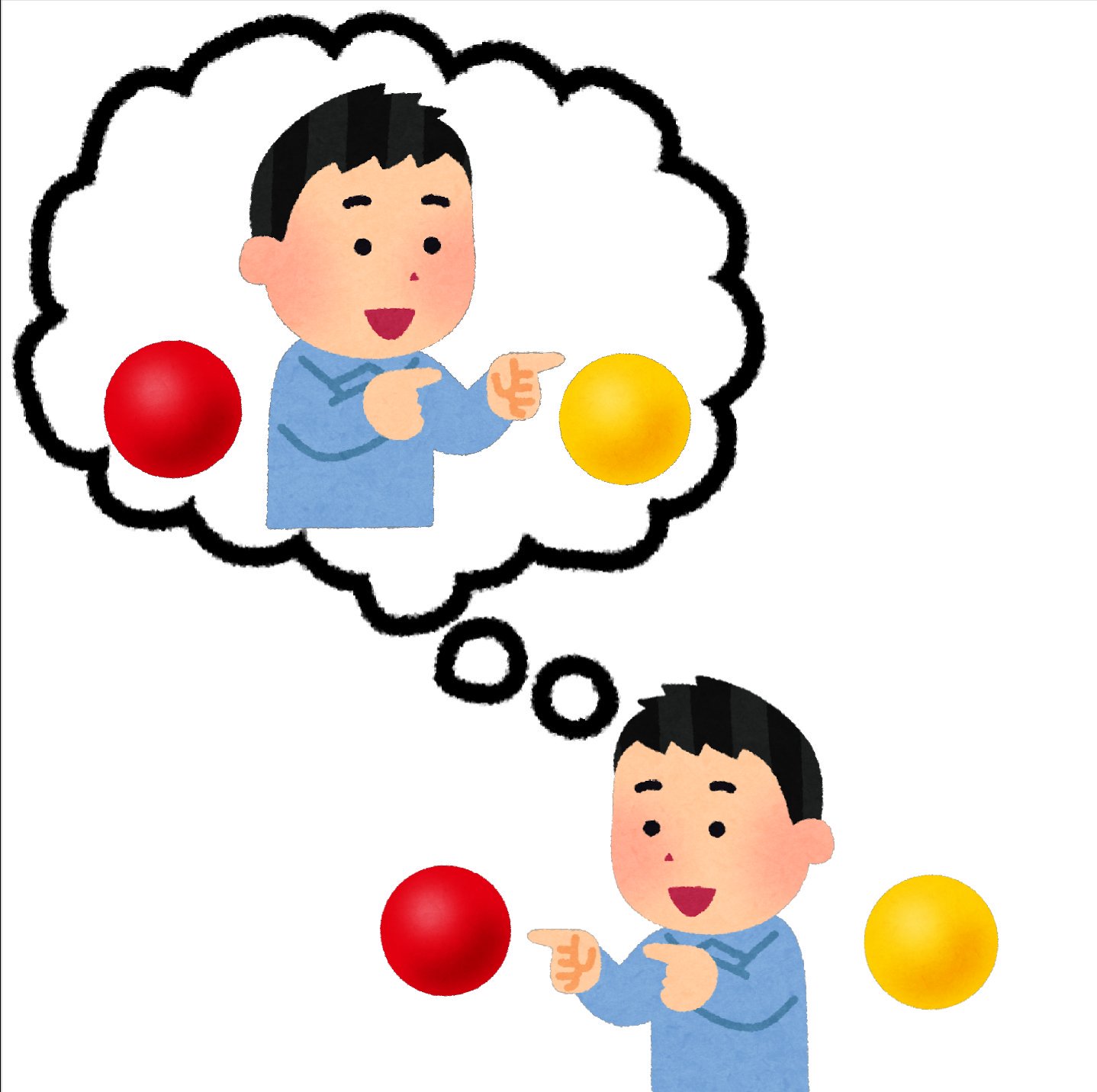 ট ইট র まいチクをいらすとやで再現 Dayukoume 再現難易度 使ったイラスト 5枚 ふきだしのイラスト 上下左右を指差す人のイラスト 左 右 玉 ボールのイラスト 赤 黄色 まいにちチクショー T Co Wsranplvrz ট ইট র