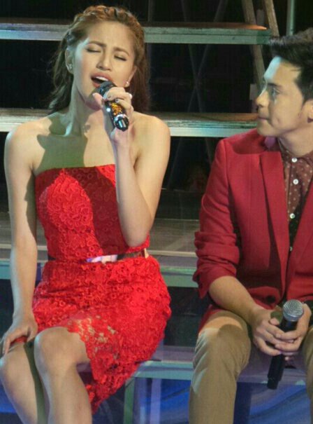 OfficialJhaLie's tweet photo. Baka lang namimiss nyo ang isa't isa. Kahit isang duet lang sa #GmaStudio7 #Studio7MusicTambayan 
@MyJaps @ImJakeVargas @gmastudioseven https://t.co/hJJVxK6wfO