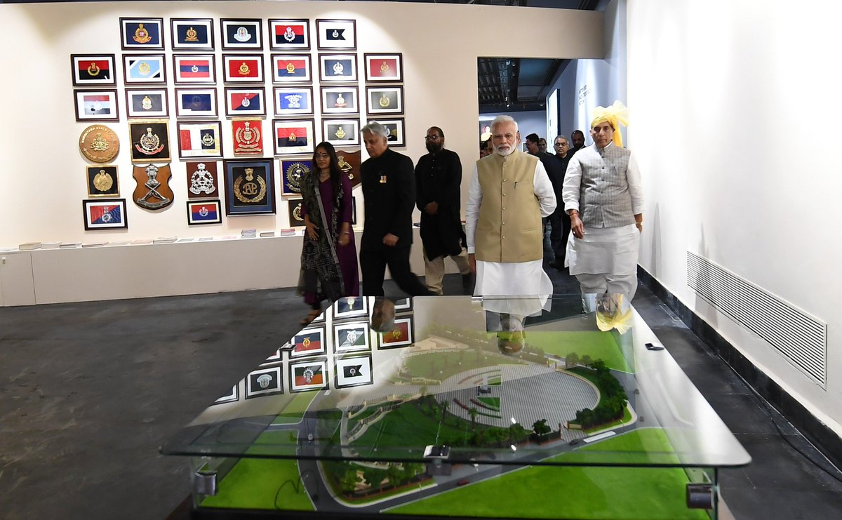PMO India (@pmoindia) on Twitter photo Today, on #PoliceCommemorationDay, PM <a href="/narendramodi/">Narendra Modi</a> inaugurated the National Police Memorial in Delhi.
He paid tributes to the policemen and policewomen serving India.
He also paid homage to all those police personnel who lost their lives in the line of duty. Today, on #PoliceCommemorationDay, PM <a href="/narendramodi/">Narendra Modi</a> inaugurated the National Police Memorial in Delhi.
He paid tributes to the policemen and policewomen serving India.
He also paid homage to all those police personnel who lost their lives in the line of duty.