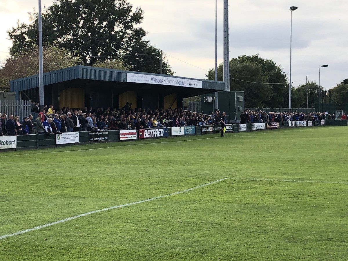 Full house yesterday at Warrington Town in the FA Cup. Great turn out for a great game. You played brilliantly boys! <a href="/theyellows/">Warrington Town FC</a> <a href="/warringtonnews/">Warrington Guardian</a> <a href="/warringtonworld/">warrington-worldwide</a> #EmiratesFACup #football #Warrington #Cheshire