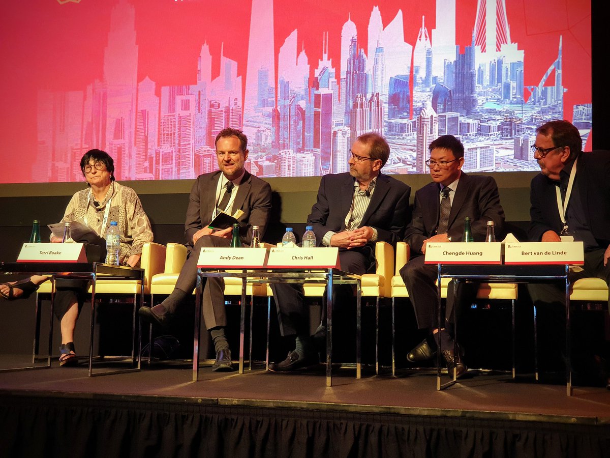 GaraldT's tweet photo. @WSP_ME 's Head of Facades, Andy Dean,  speaking about the criticality of early stakeholder engagement and establishing realistic credible expectations in Facade design, cost, and performance at @CTBUH #2018PolycentricCities Tall Building Facade Symposium. #facade https://t.co/yCv9Ancqa2