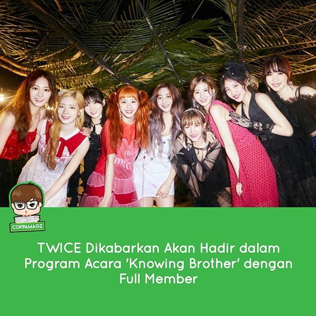 coppamagz's tweet photo. TWICE akan melakukan recording pada tanggal 25 Oktober mendatang.
Wah siap saksikan tingkah lucu TWICE di acara 'Knowing Brother'? #cm_twice #twice #candy_cm Cek Instagram : https://t.co/JrO2fZnU6p https://t.co/zMmiB62Win
